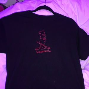 Superrradical Black T-Shirt